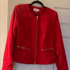 Ck red ladies jacket